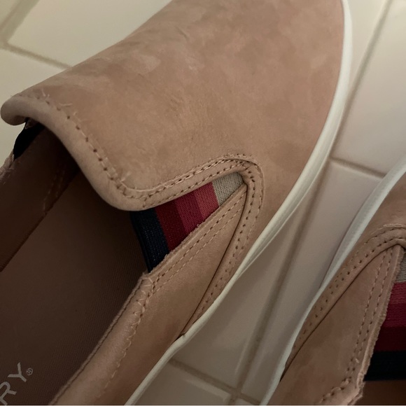 NWOB Sperry Crest Twin Gore Platform Stripe Rose Slip On Sneaker shoes Sz 10 - Picture 6 of 6